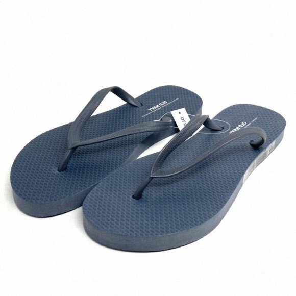 Old Navy Flip Flop Sandals for Women Light 737433-00-1 Summer Rubber Gray - Picture 1 of 6